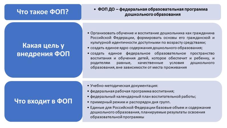 Рабочая программа по фоп доу 2023